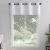The Big One® Kentfield Woven Texture Solid Room Darkening Valance Ecru