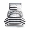 The Big One Kids™ Rugby Stripe Reversible Comforter Set With Shams Purple Rugby Stripe