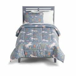 The Big One Kids™ Harper Unicorn Reversible Comforter Set With Shams Navy Unicorn -The Big One shop unnamed file 738