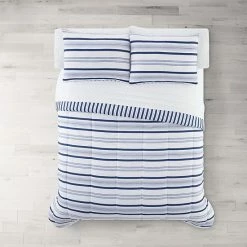 The Big One® Arden Blue Stripe Reversible Comforter Set With Sheets -The Big One shop unnamed file 755