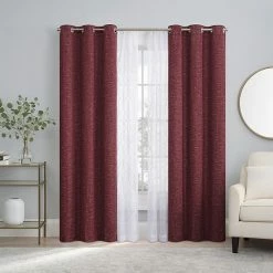 The Big One® Blackout Daxton With Grady Sheer Embroidery 4-pack Window Curtain Panels Red 18 The Big One® Blackout Daxton With Grady Sheer Embroidery 4-pack Window Curtain Panels Red -The Big One shop unnamed file 795