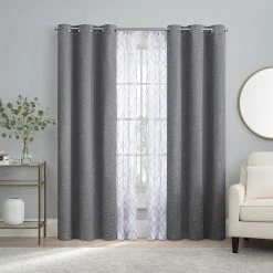 The Big One® Blackout Daxton With Grady Sheer Embroidery 4-pack Window Curtain Panels Red 19 The Big One® Blackout Daxton With Grady Sheer Embroidery 4-pack Window Curtain Panels Red -The Big One shop unnamed file 796