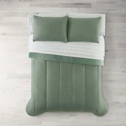 The Big One® Moss Solid Plush Reversible Comforter Set With Sheets 10 The Big One® Moss Solid Plush Reversible Comforter Set With Sheets -The Big One shop unnamed file 841