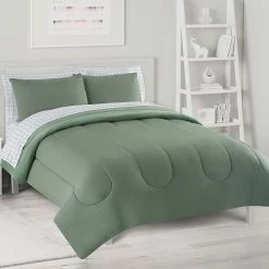 The Big One® Moss Solid Plush Reversible Comforter Set With Sheets 11 The Big One® Moss Solid Plush Reversible Comforter Set With Sheets -The Big One shop unnamed file 842