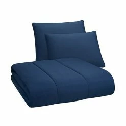 The Big One® Navy Plush Reversible Comforter Set With Sheets -The Big One shop unnamed file 890