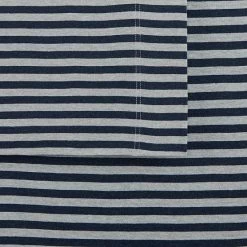 The Big One® Jersey Sheet Set Or Pillowcases Navy Gray Stripe 14 The Big One® Jersey Sheet Set Or Pillowcases Navy Gray Stripe -The Big One shop unnamed file 9
