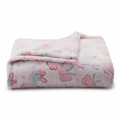 The Big One Kids™ Glow-In-The-Dark Plush Throw Unicorn -The Big One shop unnamed file 92