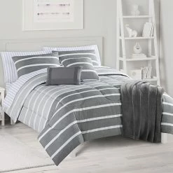 The Big One® Heather Stripe Comforter Set With Sheets And Decorative Pillows -The Big One shop unnamed file 927
