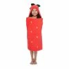 The Big One® Strawberry Hooded Bath Wrap