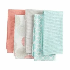 The Big One® Dahlia Print Kitchen Towel 5-pk.