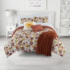 The Big One® Mary Floral Reversible Comforter Set With Sheets, Throw & Decorative Pillows
